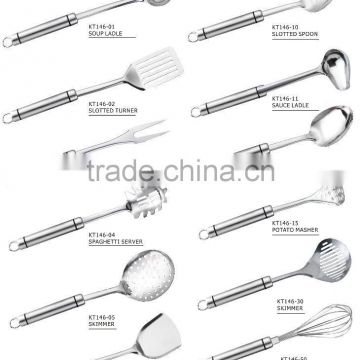 STAINLESS STEEL KITCHEN TOOLS WITH HANGING HOLE