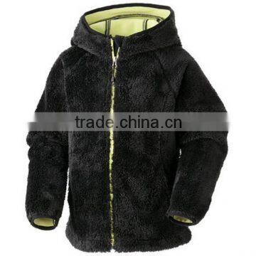 custom wholesale winter men hooded fleece jacket custom