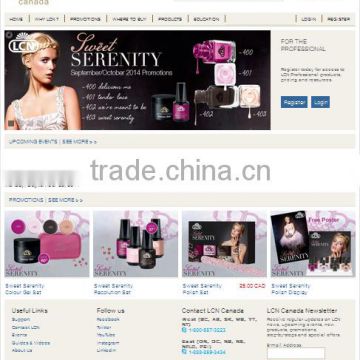cosmetics ecommerce website design U.K