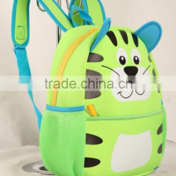 cute cartoon tiger shape school bag for kids