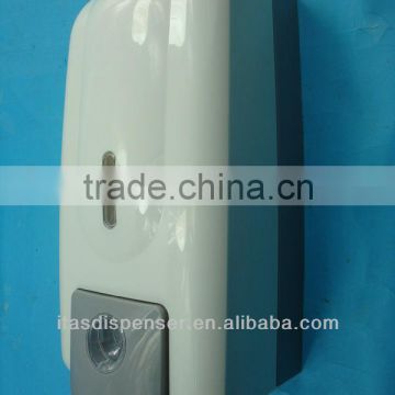 Push style gel dispenser used in hospital