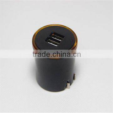 5V 0.5A 1A 2 usb travel adaptor