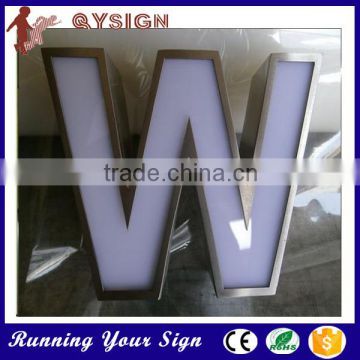 Custom Metal Acrylic Front Lit Letters Led Outdoor Billboard Sign