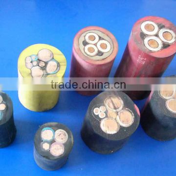Flexible copper conductor Rubber insulated cable 240mm