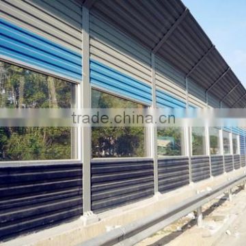 Good quality galvanized steel highway noise barrier/sound barrier for wholesale (China manufacturer)