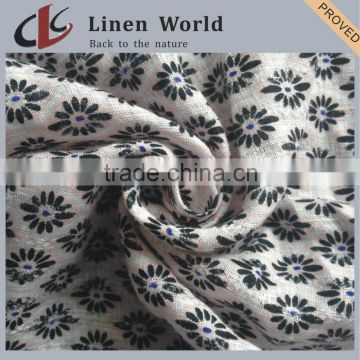 6S High Quality Printed Linen Fabric