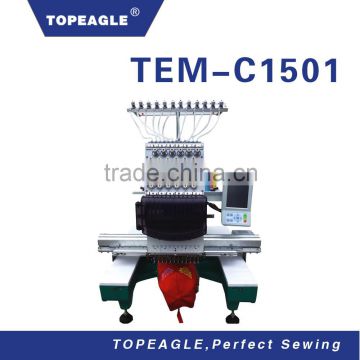 TOPEAGLE TEM-C1501 Single Head 15 Needle Embroidery Machine