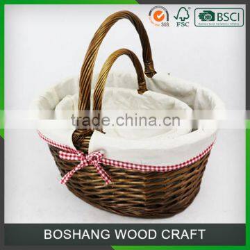 Large Wicker Storage Basket With Handle Made in China                        
                                                Quality Choice