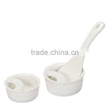 2013 porcelain rice scoop and rice scoop holder