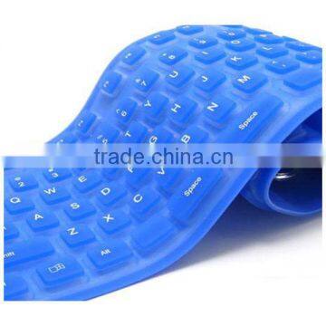 Hot selling Computer keyboard USB silicone keyboard