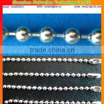 high quality colored metal ball chain