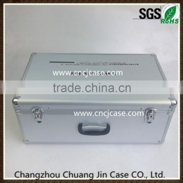 Silver aluminum instrument case CJ-YQ1046
