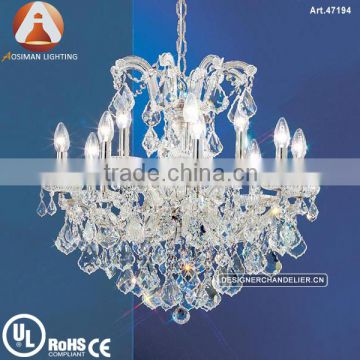 12 Light European Style Maria Theresa Crystal Lamp