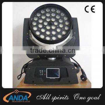 Stage/Dj/Disco/Party Lighting RGBW 10W 36PCS Led Zoom Moving Heads