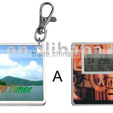 Clock,LCD clock with Card form timer