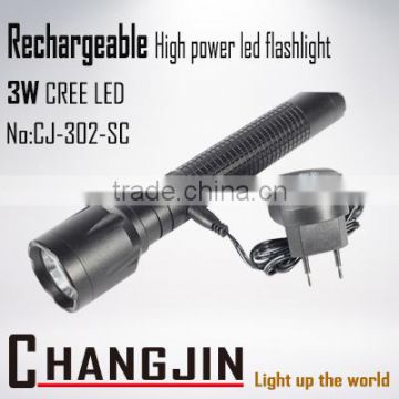 High End Aluminum Alloy Led Torch Portable Rechargeable Flashlight Light Torches