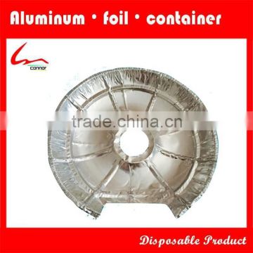 Kitchen Used Round Household Aluminum Foil Stove Protector