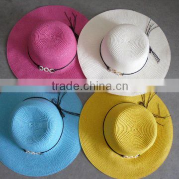 Ladies Fashion Colorful Summer Straw Hat