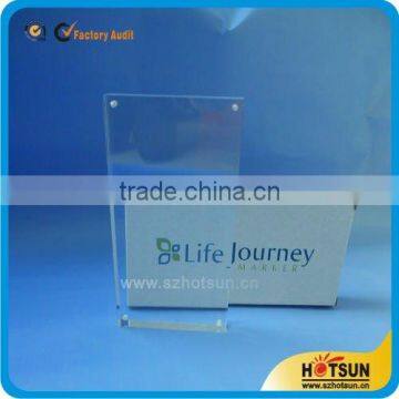 Transparent magnet acrylic picture frame for promotional
