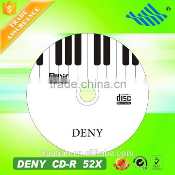 China import free printing design compact disc cd music inserted