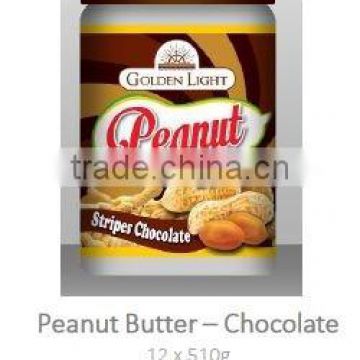 Peanut Butter - Stripes Chocolate