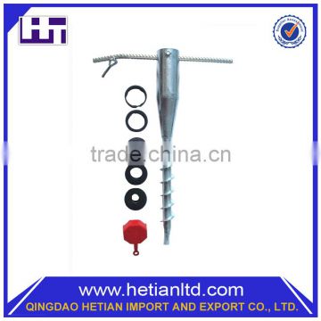 Professional Manufacture Temporary Dermal Ground Screw Pole Anchor