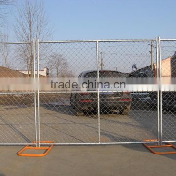 American style 50*50 mm mesh galvanized temporary chain link fence panel