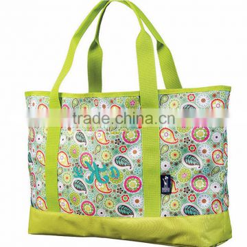 new 2014 top quality promotional heavy duty large 100% cotton canvas beach bag