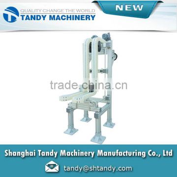 china vertical lifting conveyor for bottle conveying