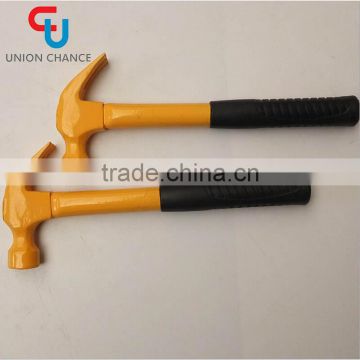 Fiber Glass Handle Drop Forged Carbon Steel Head Claw Hammer
