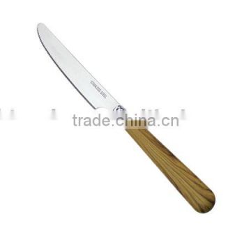 500-42 top quality steak knife with wooden handle