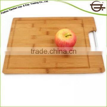 Organic Bamboo Steak Meat Chop Block , Bamboo Chop Block/cutting Block