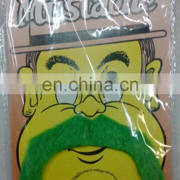 MUS-0395 Green fake moustache