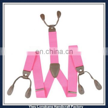 Yiwu wholesale fashion Y shape Jacquard braces suspenders custom print suspenders men's suspenders