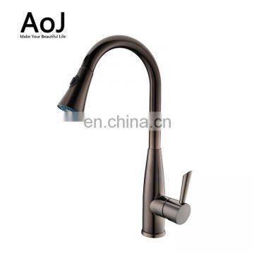 Contemporary design colorful 2 way spouts pop up kitchen sink faucet