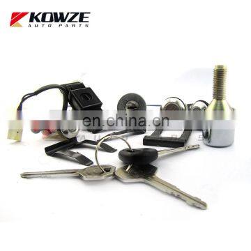 Lock Cylinder and Car Key Set For Mitsubishi Pajero Montero 2 II 1990-2000 MR259111 MB846679
