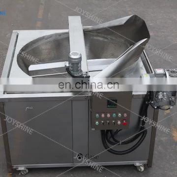 snack industrial electric batch fryer with automatic temperature control and automatic stirring system