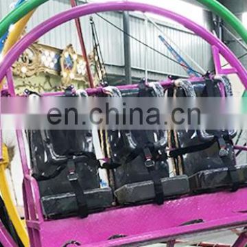 Amusement park gyroscope rides human gyroscope 3d space ring ride for sale
