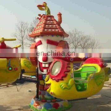 manege amusement park airplane kiddie swing 6 seat child ride