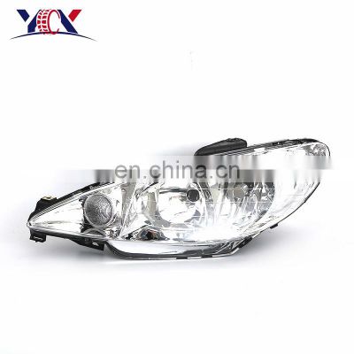 R 087276 L 087275 Car (crystal) front head lamp Auto Parts (crystal) front head lights for peugeot 206