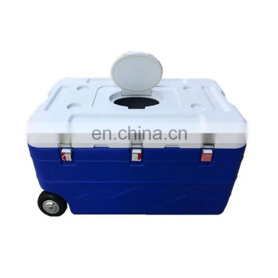 180L Chinese Professional Insulated Food Storage Plastic Large Fish Transport Cooler Box