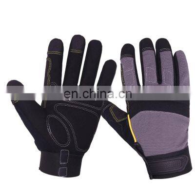 HANDLANDY Mechanical Construction Working Gloves Industrial Anti Slip Heavy Duty Safety Gloves Protective