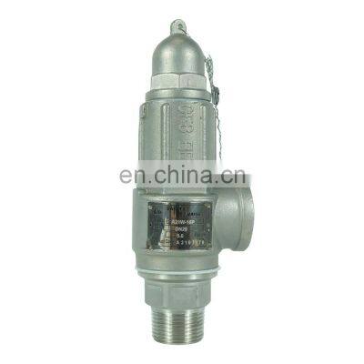 DKV Stainless Steel Bsp Npt Threaded High Pressure Relief Air Gas Steam Safety Valve