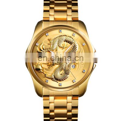 Stainless steel luxury waterproof quartz oem brand hands wristwatches custom logo wrist mens watch