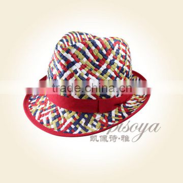 2015 New style lala straw hat and colourful women's hat