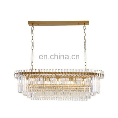 Luxury Residential Decoration Fixtures Home Cafe Modern Crystal Chandelier Light