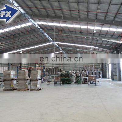 Metal Chinese Low Cost Steel Structure Warehouse with Cranes Building