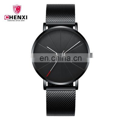 CHENXI 921 Men's Fashion&Casual Watch Japan Quartz Simple Style Stainless Steel Band Watch
