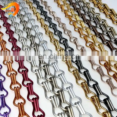 ISO supplier Aluminum Chain Strip metal mesh curtain decorative