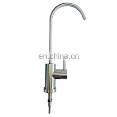 Water Filter Faucet Stainless steel goose neck Modern European Style Fits All Water Filter Systems & RO Kitchen Faucets